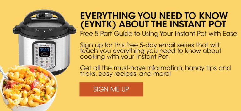 Instant pot quick start guide image