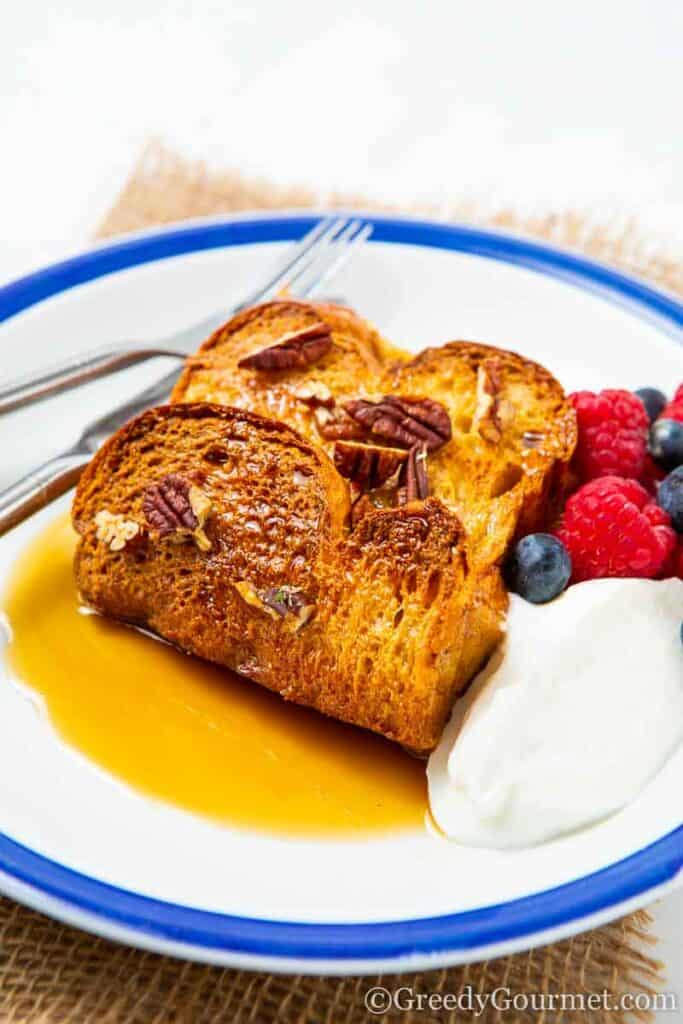 brioche French toast casserole